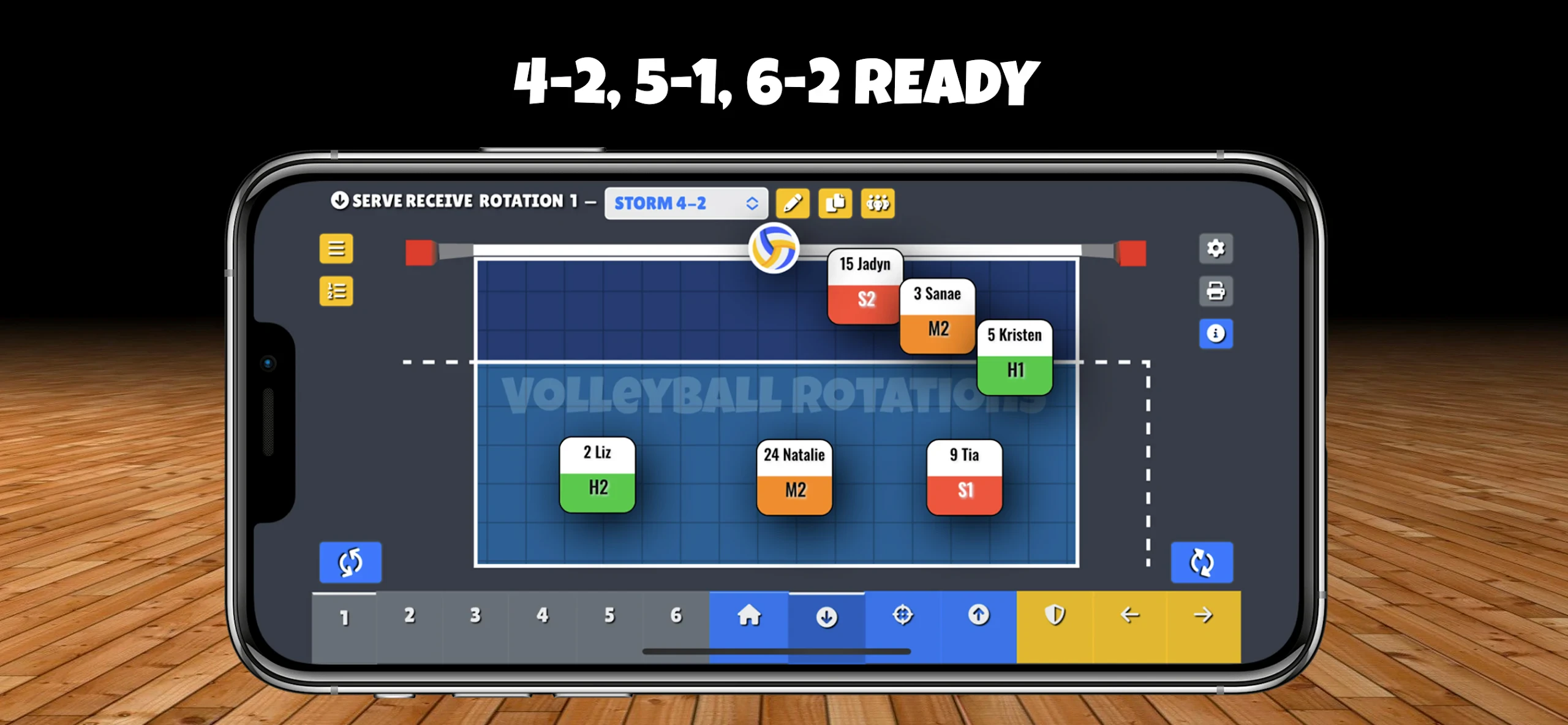 Volleyball Rotation Customiser Volleyball Rotations – Yolokick